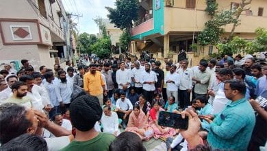 Residents of Chaitanyapuri, Hyderabad, stand united against the Musi River Development Project demolitions, protesting HYDRA’s actions that threaten their homes.