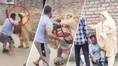 J&K: Man Brutally Beats Elderly Parents in Broad Daylight with Slipper (Disturbing Video Goes Viral)