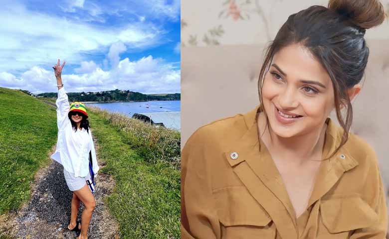 Jennifer Winget settles her mind into the silence of nature