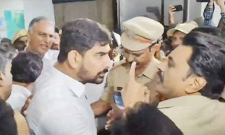 BRS MLA booked for threatening police officer