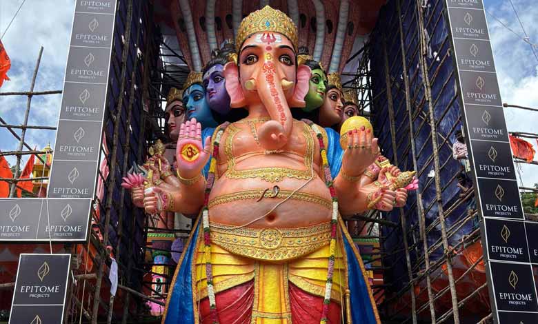 Telangana News | Khairatabad Maha Ganapati to bless devotees as 'Sapthamukha Mahashakti Ganapati'