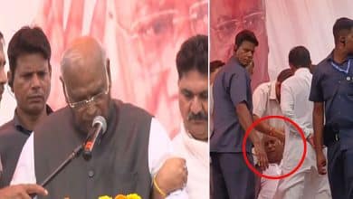 Kharge Falls Ill During Speech in Kathua, says: 'I Am 83 but Not Going to Die Until Modi is Removed' (Video)