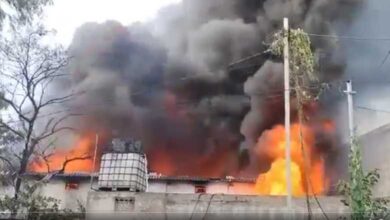 Major Fire Erupts in Medchal-Malkajgiri Industrial Area