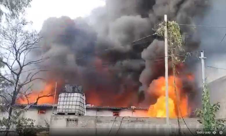 Major Fire Erupts in Medchal-Malkajgiri Industrial Area