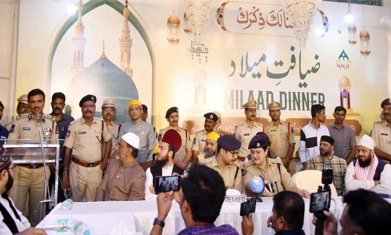 Hyderabad City Police Commissioner C.V. Anand Holds Consultation Meeting with Ulma's and Muslim Organizations Ahead of Milad-un-Nabi Celebrations