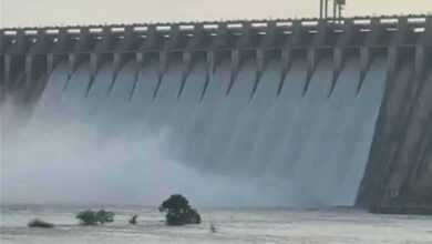 Telangana: Water Released from Nagarjunasagar Project