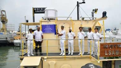 Indian Navy gets fifth missile and ammunition barge