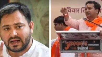 BJP MLA Nitesh Rane 'spewing venom', claims Tejashwi Yadav