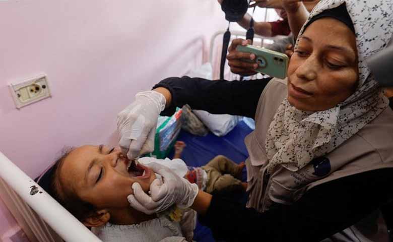 First round of Gaza anti-polio campaign ends, 560,000 children vaccinated: UN