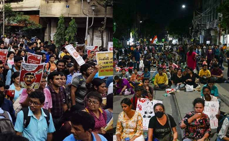 RG Kar issue: After nightlong protest, junior doctors continue sit-in near Kolkata Police HQs