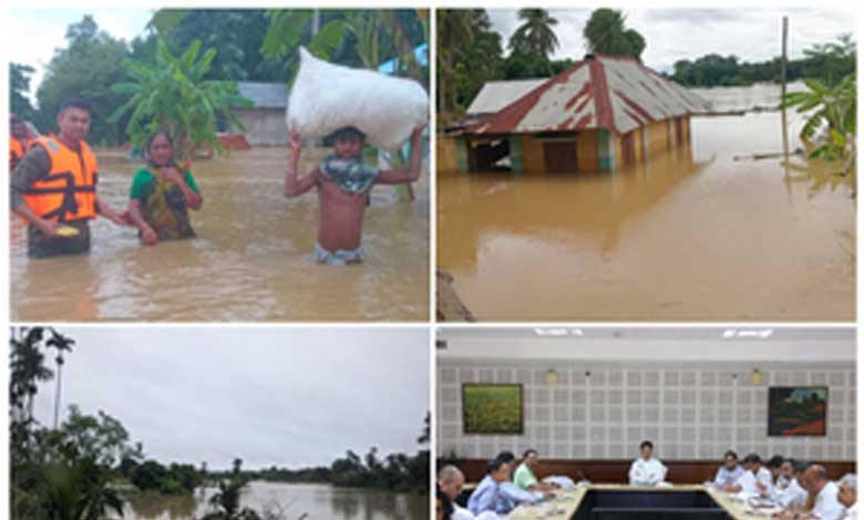 Facing criticism, Tripura govt claims it's adequately providing flood relief to people