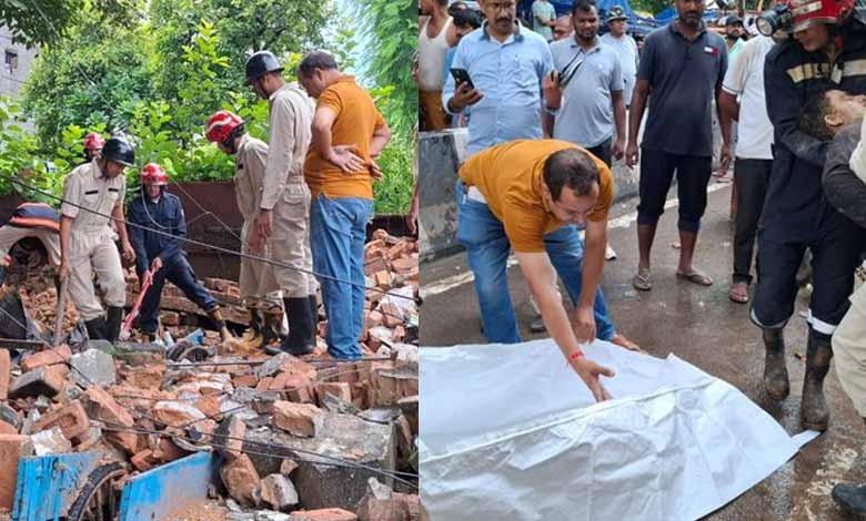 Wall collapse kills one in Nabi Karim area