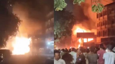 Blaze Erupts at Hyderabad Cracker Shop, Stored Fireworks Intensify Fire