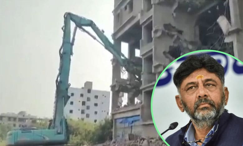 HYDRA-Like Action in Bengaluru? as DK Shivakumar Pledges to Demolish unauthorized Buildings