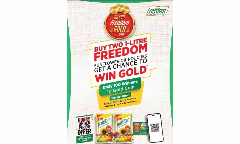 Freedom Healthy Cooking Oils Launches ‘Go for Freedom Gold Offer 2024’