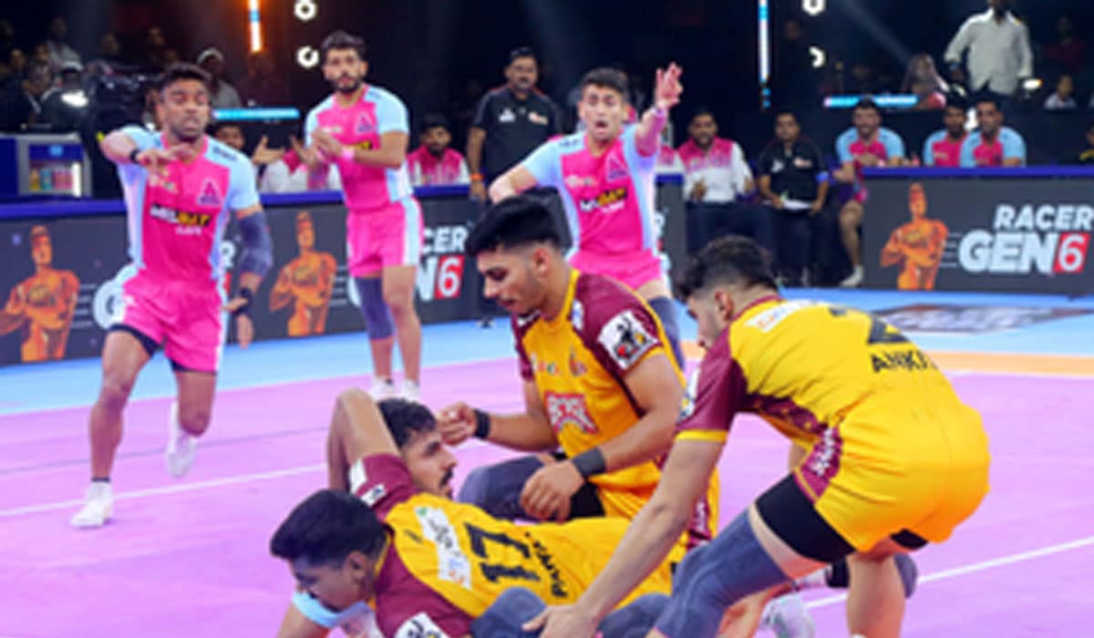 PKL Season 11: Outstanding Arjun Deshwal leads Jaipur Pink Panthers to huge win over Telugu Titans