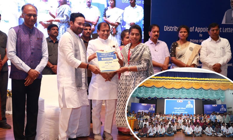 Kishan Reddy hands over 154 job letters to new recruits of Central govt