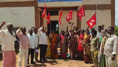 Panchayat Workers Stage Protest Over Unpaid Salaries for Three Months