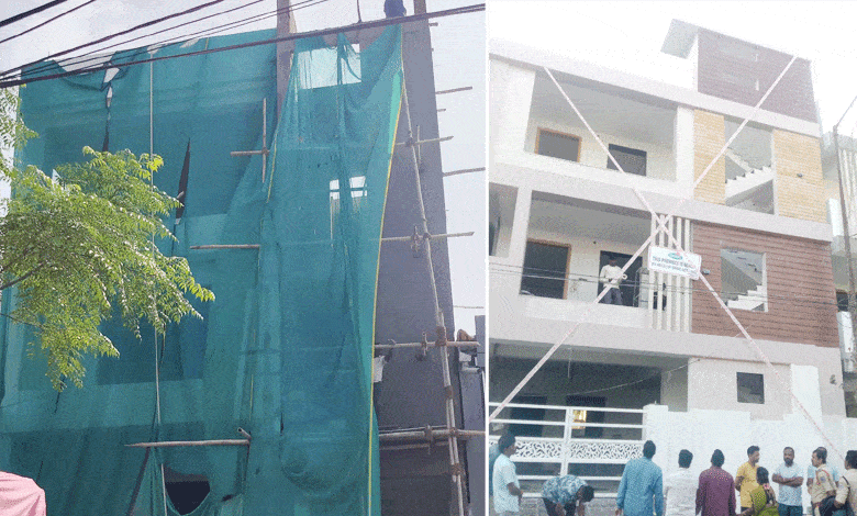 GHMC Crack Down on Unauthorized Constructions: Six Buildings Sealed in Hyderabad