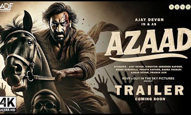 Ajay Devgn appears in powerful role with debutantes Rasha and Aaman in Azaad teaser