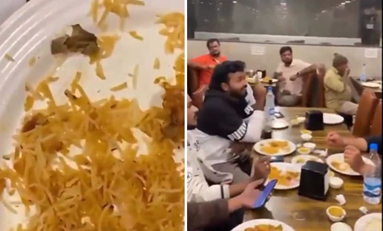 Cigarette Butt Found in Biryani at Popular Hyderabad Restaurant