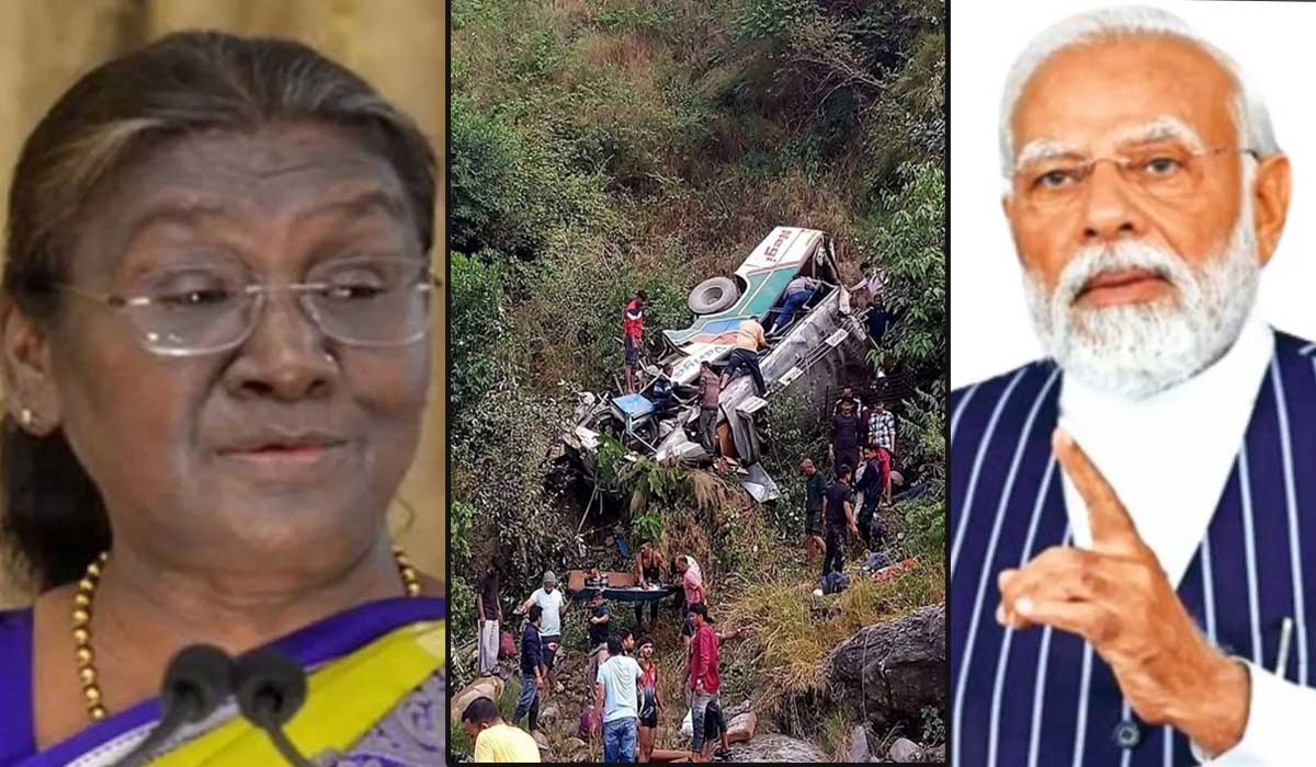 Prez, PM condole loss of lives in Uttarakhand bus accident