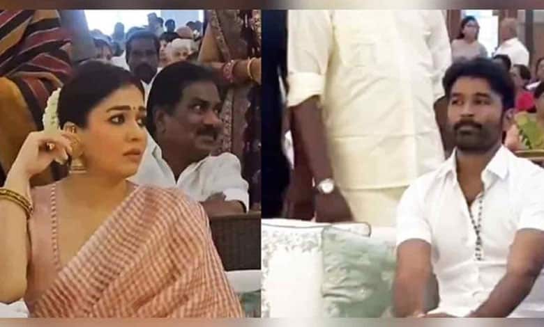 Dhanush, Nayanthara’s awkward encounter at a wedding goes viral