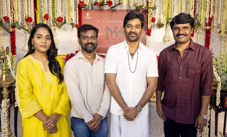 Dhanush Teams Up with Director Rajkumar Periasamy for New Film "D55"