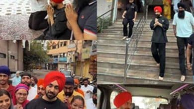 Diljit Dosanjh visits Gurdwara in Hyderabad on the occasion of Gurpurab