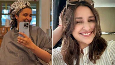 Parineeti Chopra flaunts new hairstyle from her new movie