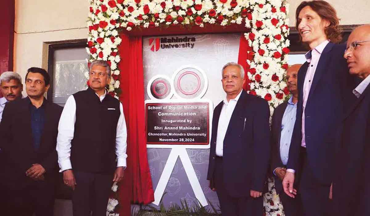 Hyderabad Anand Mahindra Launches School of Digital Media and Communication, Mahindra University