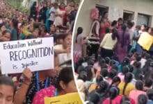 Koti Women's University Students Protest for UGC Recognition