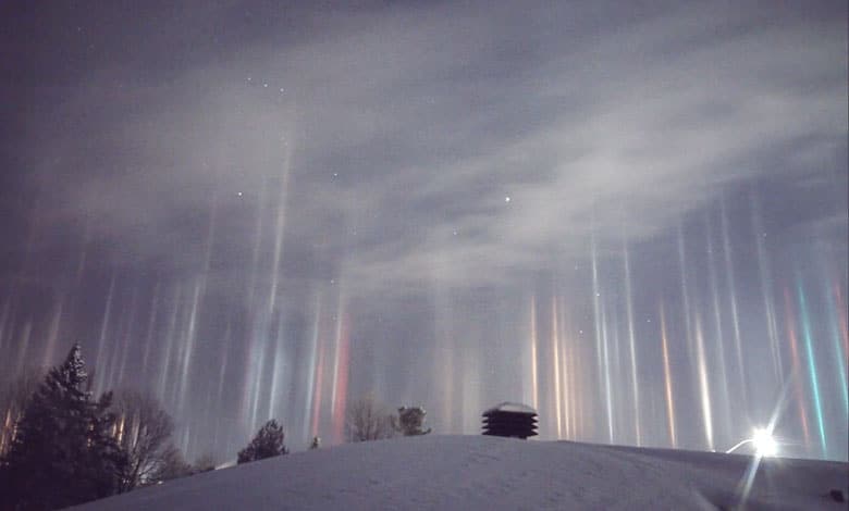 LIGHT PILLARS 2 What Are the Mysterious Light Pillars That Illuminate the Night Sky? Discover the Stunning Phenomenon: Video