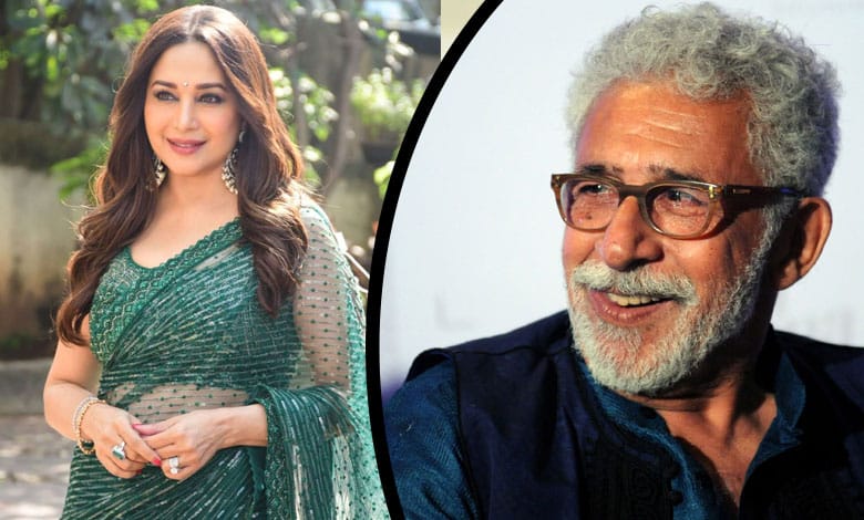 When Madhuri Dixit went blank during a scene with Naseeruddin Shah