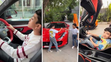 Businessman's Minor Son Drives Lamborghini in Hyderabad, Draws Criticism