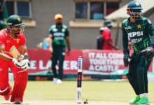 Zimbabwe stuns new-look Pakistan in rain-affected 1st ODI