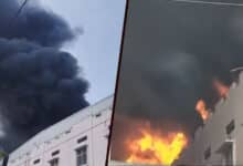 Massive Fire Breaks Out in Plastic Bag Manufacturing Unit in Hyderabad