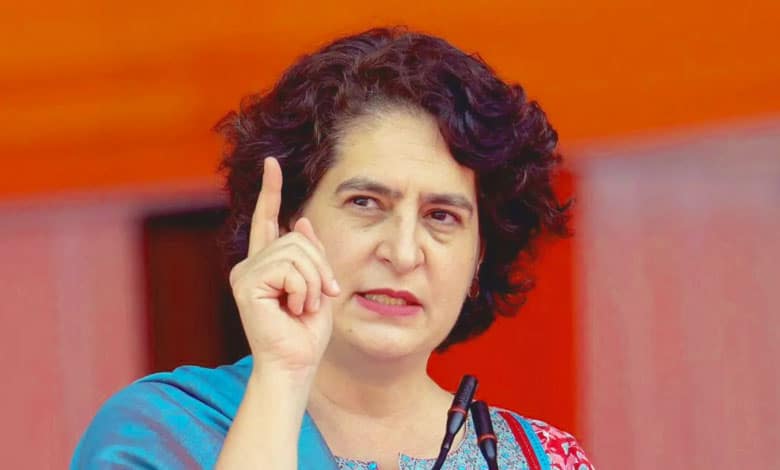 Priyanka Gandhi Joins Opposition MPs in Lok Sabha Amid Protests Over Sambhal Violence and Adani Issue