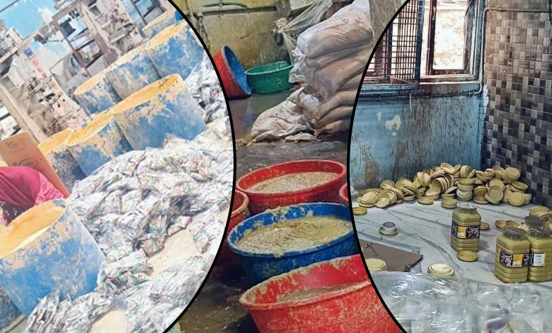 Raids in Hyderabad Uncover Unhygienic Factories; 1400 kg of Ginger Garlic Paste Seized for Adulteration Concerns