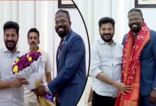 South Carolina Representative JA Ariel Moore Meets Telangana CM Revanth Reddy at Secretariat