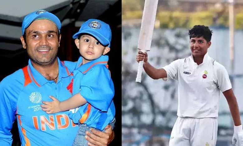 May you score many more daddy hundreds: Sehwag lauds son Aaryavir on scoring 297 in Cooch Behar Trophy