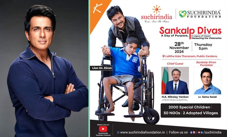 Hyderabad Hosts Sankalp Divas with Sonu Sood, Highlighting Community Impact and Giving Back