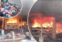 Massive Fire Breaks Out in Textile Shop in Shivarampally, Ranga Reddy