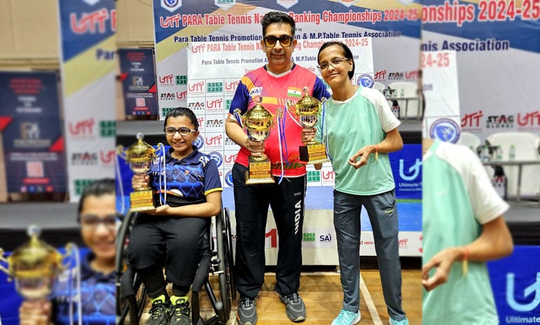 Telangana Shines at UTT Para Table Tennis National Ranking Championship 2024-2025