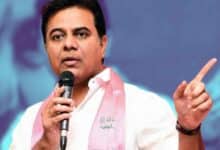 Telangana Identity Under Threat KT Rama Rao pays tribute to Telangana Martyrs, leading a rally to Telangana Bhavan during Deeksha Diwas.