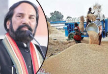 Telangana Achieves Record Paddy Production of 153 Lakh Metric Tonnes: Minister Uttam Kumar Reddy