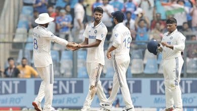 Washington Sundar's twin strikes help India keep New Zealand at 92/3 at lunch on day one, 3rd Test