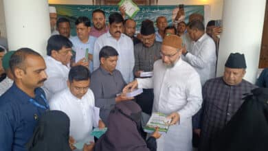 AIMIM Distributes "Salar-e-Millat All-in-One Guide" to Urdu Medium Students in Telangana