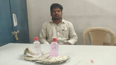 Bhadradri Kothagudem Deputy Surveyor Arrested for Accepting ₹50,000 Bribe in Dummannapet Mandal