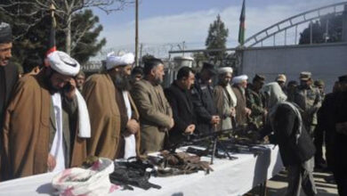 Police discover arms, ammunition in south Afghanistan